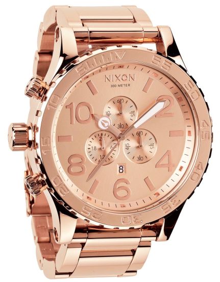NIXON 51-30 CHRONO オールローズゴールド A083-897 Nixon 51-30 Chrono All Rose Gold A083-897 - LIQ