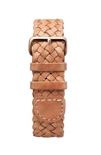 Triwa Tan Braided Mono Strap STRAP-MB010614