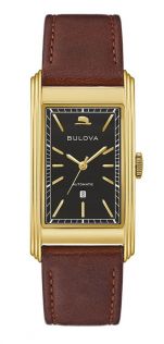 Limitowana edycja męskiego zegarka od Bulova z mechanizmem automatycznym i designem Art Deco - Frank Sinatra Chairman Collection | 97B224