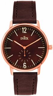 Inex Mens Rose Gold/Brown A69498D5I