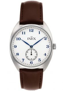 Inex Mens Classic Leather 38mm
