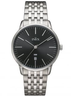 Inex Mens Classic Steel Black 40mm