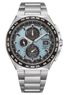 Citizen Eco-Drive radiosterowany zegarek światowy w super tytanie z mechanizmem H800 | AT8238-84M