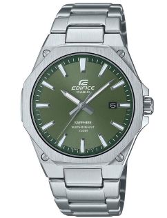 Edifice zielona tarcza ultra-slim zegarek z profilem 7.8mm | EFR-S108D-3AVUEF
