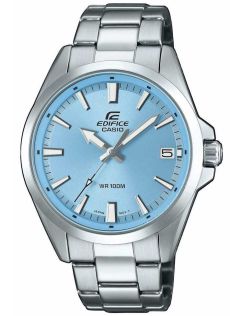 Zegarek Edifice z niebieską tarczą i wodoodpornością do 100M | EFV-100D-2BVUEF
