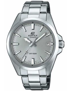 Zegarek Casio Edifice z srebrną tarczą i wodoodpornością do 100M | EFV-100D-8AVUEF