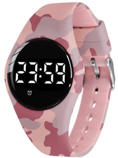 Zegarek treningowy różowe moro | FIBEX15V2PINKCAMO