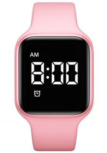 Timer medyczny różowy z cichym alarmem | FIBEX15V04