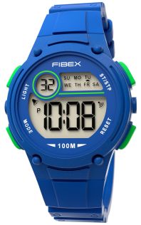 Chłopięcy zegarek sportowy ze stoperem | FIBEX84BAP04