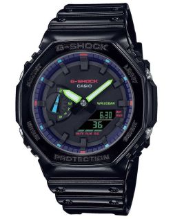 Wirtualna tęcza G-Shock z efektem pryzmatu | GA-2100RGB-1AER