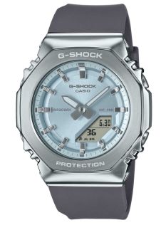Stalowy zegarek G-Shock z biożywicznym paskiem i wodoodpornością do 200M | GM-S2110-2AER