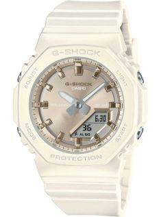 Perłowy biały zegarek G-Shock Ana-Digital z jedwabistym wykończeniem | GMA-P2100ST-7AER