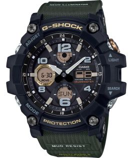 G-Shock Mudmaster Solar Radio-Controlled z wodoodpornością do 200M | GWG-100-1A3ER