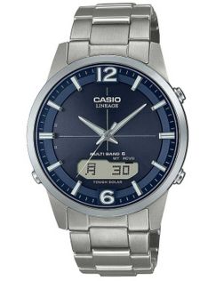 Zegarek Lineage titanium blue radio solar z szafirowym szkłem | LCW-M170TD-2AER
