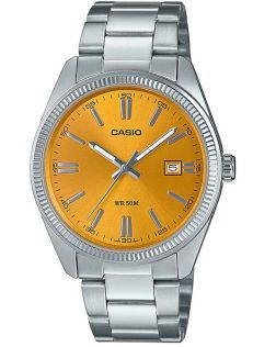 Zegarek Casio z żółtą tarczą szafranową i podświetleniem Neobrite | MTP-1302PD-9AVEF