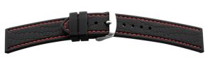 Falkenlund Deluxe Beco Watch Strap Croc-Look Silicone 22mm Stainless Buckle 625003