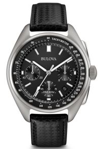Bulova lunar pilot chronograph - Apollo 15 edition quartz zegarek z historią lądowania na Księżycu | 96B251