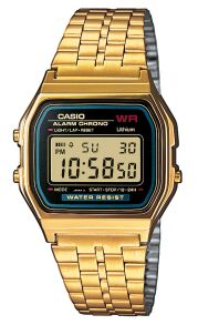 Złoty zegarek cyfrowy vintage Casio Classic | A159WGEA-1EF