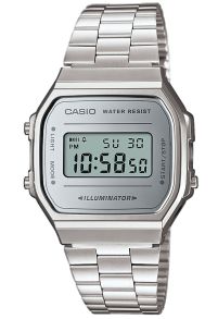 Retro zegarek cyfrowy Casio z lustrzaną tarczą | A168WEM-7EF