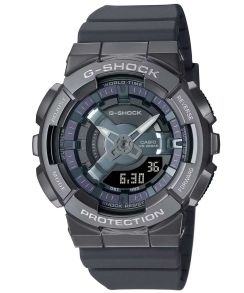 Smukły metalowy zegarek G-Shock z konstrukcją wzmocnioną włóknem szklanym | GM-S110B-8AER