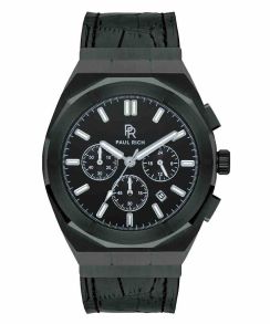 Paul Rich Motorsport - Black Leather 45mm