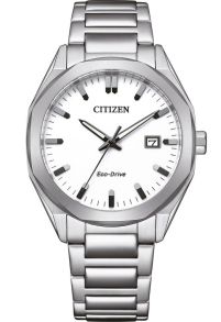 Citizen Eco-Drive unisex zegarek ze stali z mechanizmem E111 i ośmiokątnymi kształtami | BM7620-83A