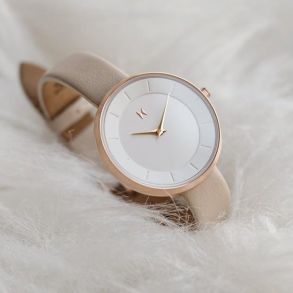 MVMT Lady RoseGold White 32mm