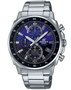 Zegarek chronograf Edifice z niebieską gradientową tarczą | EFV-600D-2AVUEF