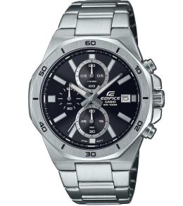 Ośmiokątny chronograph Edifice zielona tarcza | EFV-640D-1AVUEF