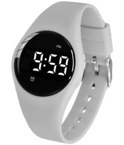 Timer seniorski szary z alertem | FIBEX15V2GRAY