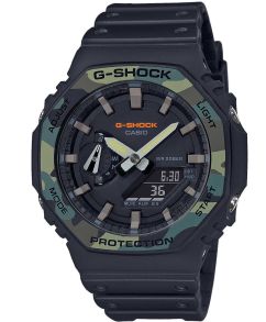 Zegarek Carbon Core G-Shock z kamuflażowym wzorem | GA-2100SU-1AER