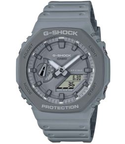 Zegarek cyfrowo-analogowy G-Shock w odcieniach ziemi z szarą kopertą Casio | GA-2110ET-8AER