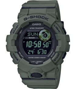 Cyfrowy zegarek fitness G-Shock G-Squad w wojskowej zieleni | GBD-800UC-3ER