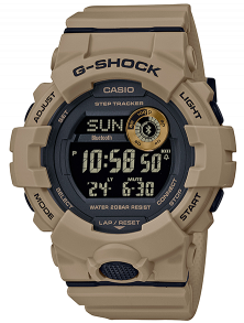 G-Shock G-Squad cyfrowy zegarek fitness z wojskowym zielonym wzorem | GBD-800UC-5ER
