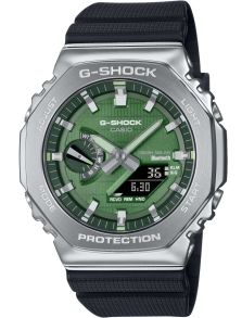 Zielony metalowy zegarek G-Shock Smart Solar z funkcją Bluetooth | GBM-2100A-1A3ER