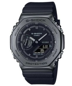 Czarny metalowy G-Shock ośmiokątny stalowy | GM-2100BB-1AER