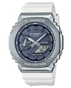 G-SHOCK metalowy zegarek zimowy inspirowany iluminacją | GM-2100WS-7AER