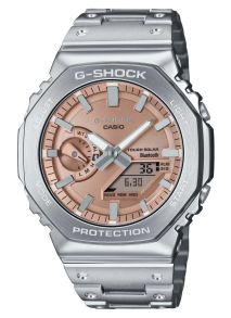 Full Metal Copper G-Shock Solar Bluetooth Premium z ośmiokątnym designem | GM-B2100AD-5AER