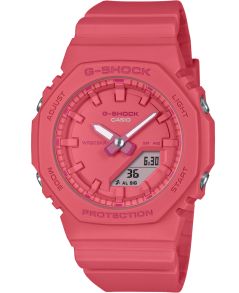 Różowy zegarek G-Shock z biożywicy o smukłym ośmiokątnym kształcie | GMA-P2100-4AER