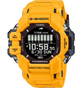 Żółty zegarek G-Shock Rangeman GPS Solar z funkcją pomiaru tętna | GPR-H1000-9ER