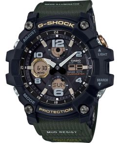 G-Shock Mudmaster Solar Radio-Controlled z wodoodpornością do 200M | GWG-100-1A3ER