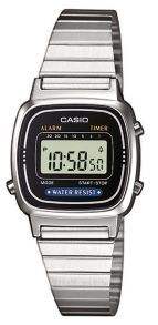 Petite zegarek cyfrowy dla kobiet Casio Vintage | LA670WEA-1EF