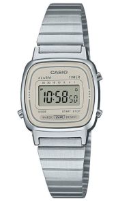 Casio Mini Vintage zegarek damski z szarym wyświetlaczem | LA670WEA-8AEF