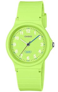 Zielony zegarek analogowy Casio Bio-Based z cyframi arabskimi | LQ-24B-3BEF