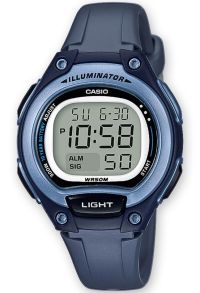 Niebieski sportowy zegarek cyfrowy Casio Slim | LW-203-2AVEF