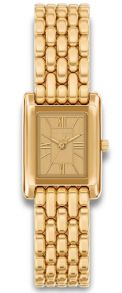 Michael Kors Ladies Golden Rectangular 26mm
