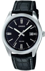 Klasyczny zegarek Casio na skórzanym pasku | MTP-1302PL-1AVEF