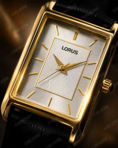 Lorus Ladies Golden Rectangular 22mm