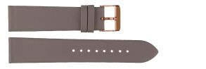 Carrie Taylor Grey Leather Strap (20mm) Rosegold