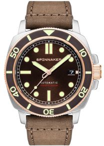 Spinnaker Hull Diver Cognac Brown 300m Automatic SP-5088-04